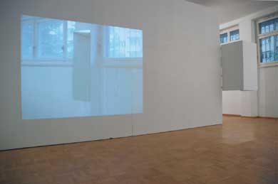 Karolin Meunier und Mirjam Thomann: Installationsansicht "no projects were undertaken", White Space, Zürich, 2007 